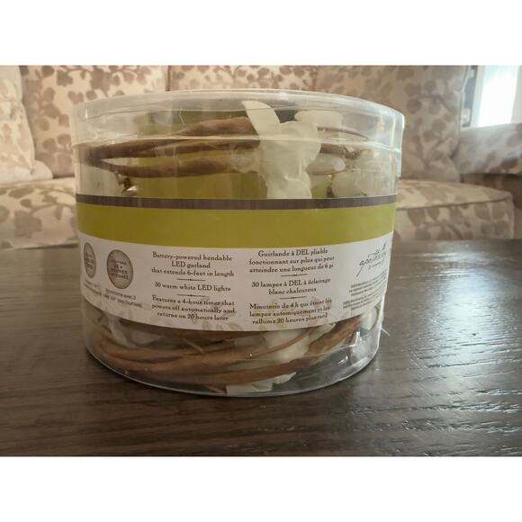 Apothecary & Company 6-Foot LED Lighted Branch Garland w/ Daily Timer - Picture 5 of 7